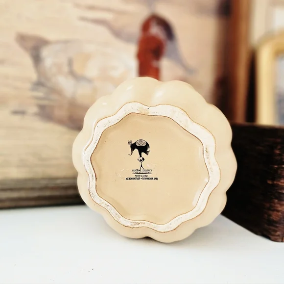 Pumpkin Ceramic Decorative Bowl - Picture 3 of 3